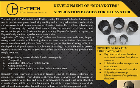 An Article By Mr. Avinash Chabukswar, Director C-Tech Engineers Pvt. Ltd, on “MOLYKOTE”